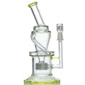 Slyme Barrel Green Incycler Cachimbo de vidro para cachimbo de água (ES-GB-594)